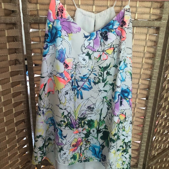 LOFT Colorful Floral Camisole - Picture 1 of 6